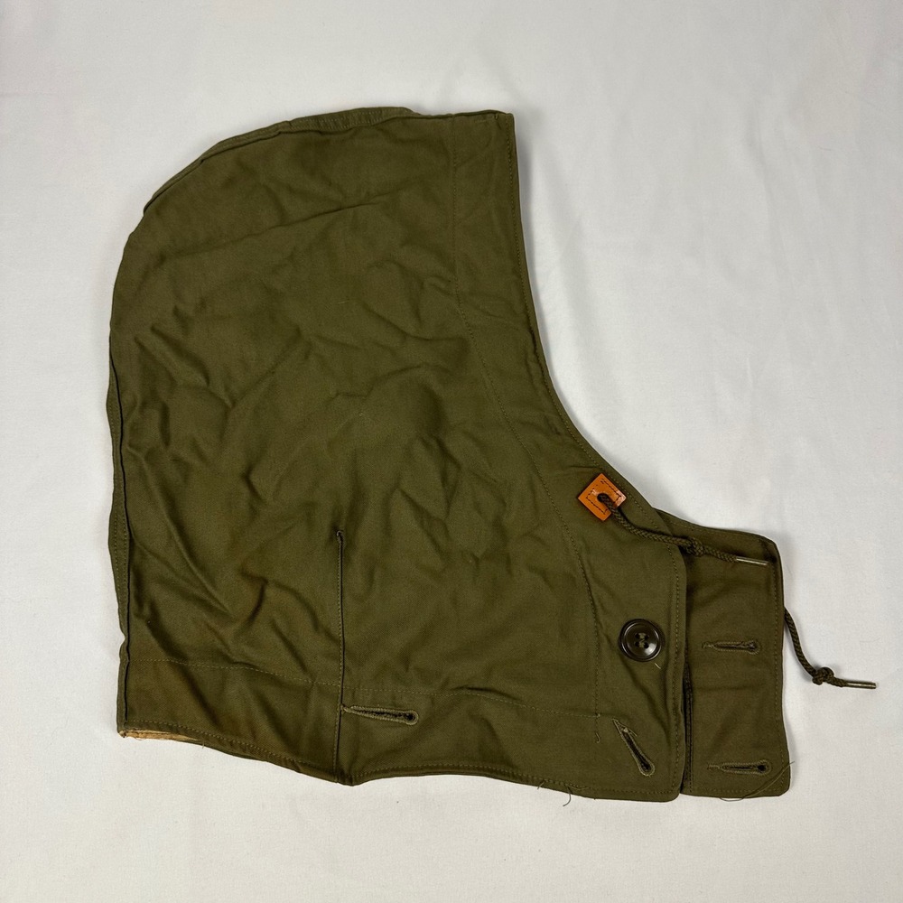 Vintage M-1943 Field Jacket Hood Mens OS Olive Drab Military M43 Cotton